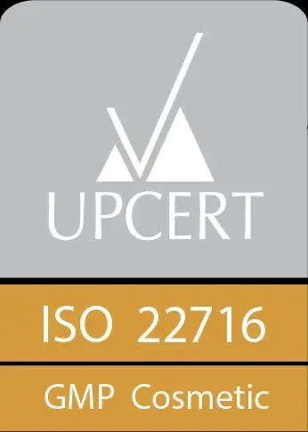 ملصق UPCERT لممارسات التصنيع الجيدة لمستحضرات التجميل